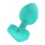 Korek analny silikonowy Twój tyłek jest mój ToyJoy zielony 8.5 cm - 16