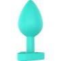 Korek analny silikonowy Twój tyłek jest mój ToyJoy zielony 8.5 cm - 20