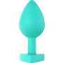Korek analny silikonowy Twój tyłek jest mój ToyJoy zielony 8.5 cm - 21