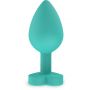 Korek analny silikonowy Twój tyłek jest mój ToyJoy zielony 8.5 cm - 4