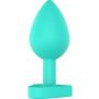 Korek analny silikonowy Twój tyłek jest mój ToyJoy zielony 8.5 cm - 9