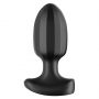 Korek analny wibrujący Power Escorts silikonowy czarny z aplikacją USB - 5