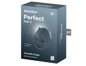 Pierścień wibrujący 2w1 silikonowy Satisfyer Perfect Pair 2 USB wodoodporny