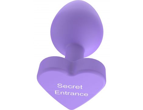 Korek analny silikonowy Secret Entrance ToyJoy fioletowy 8.5 cm - 5