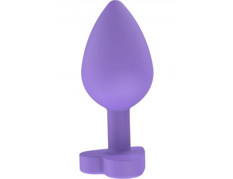 Korek analny silikonowy Secret Entrance ToyJoy fioletowy 8.5 cm - 7