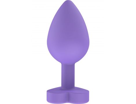 Korek analny silikonowy Secret Entrance ToyJoy fioletowy 8.5 cm - 8