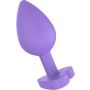 Korek analny silikonowy Secret Entrance ToyJoy fioletowy 8.5 cm - 22