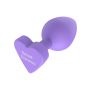 Korek analny silikonowy Secret Entrance ToyJoy fioletowy 8.5 cm - 16