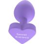 Korek analny silikonowy Secret Entrance ToyJoy fioletowy 8.5 cm - 17