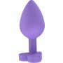 Korek analny silikonowy Secret Entrance ToyJoy fioletowy 8.5 cm - 19