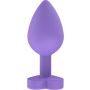 Korek analny silikonowy Secret Entrance ToyJoy fioletowy 8.5 cm - 20