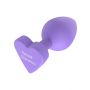 Korek analny silikonowy Secret Entrance ToyJoy fioletowy 8.5 cm - 5