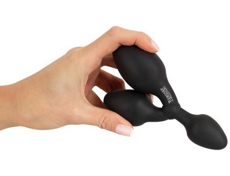 Potrójny korek analny Black Velvets silikonowy 13 8 cm - 7