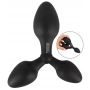 Potrójny korek analny Black Velvets silikonowy 13 8 cm - 3