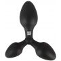 Potrójny korek analny Black Velvets silikonowy 13 8 cm - 5