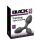 Potrójny korek analny Black Velvets silikonowy 13 8 cm