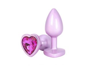 Korek analny aluminiowy Toyjoy Happiness Time To Shine różowy 7 cm