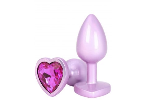 Korek analny aluminiowy Toyjoy Happiness Time To Shine różowy 7 cm