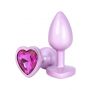 Korek analny aluminiowy Toyjoy Happiness Time To Shine różowy 7 cm - 2