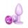 Korek analny ToyJoy Happiness Shine Like A Star różowy 7 cm
