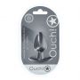 Silikonowy korek analny Ouch medium metaliczny 79 cm - 3