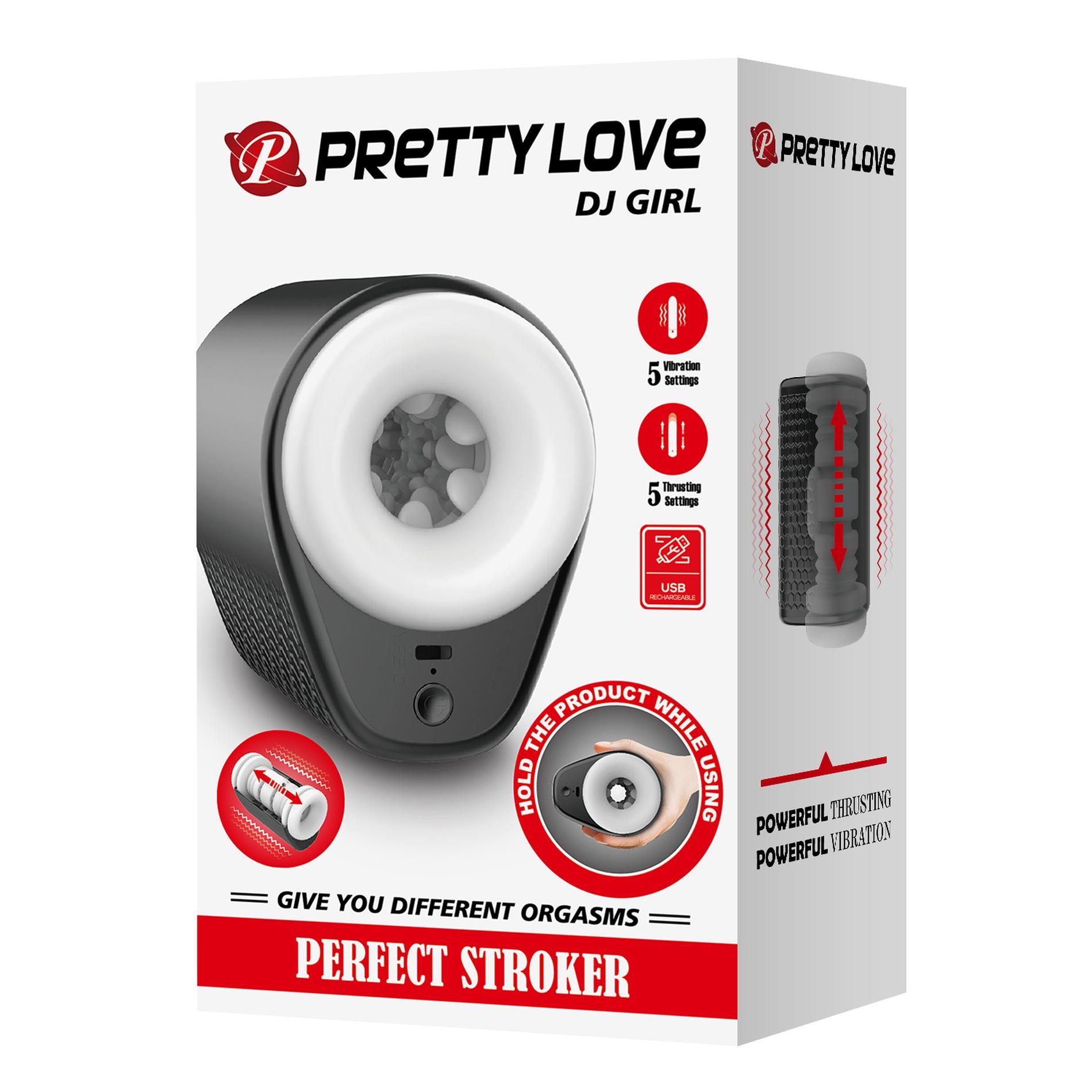 pretty love - dj girl, 5 vibration functions 5 thrusting settings