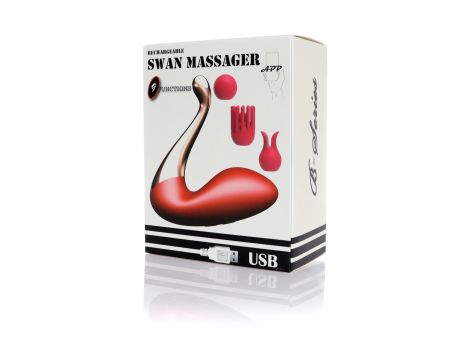Stymulator łabędziowy silikonowy B Series Magic USB z app - 7