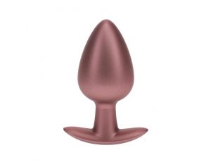 Korek analny silikonowy Ouch! Large 8,9 cm różowe złoto