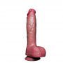 Wibrator realistyczny silikonowy Power Stroke teleskopowy 18 cm - 6