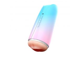 Masturbator wibrujący Glow Touch podwójny kanał silikonowy 22 cm