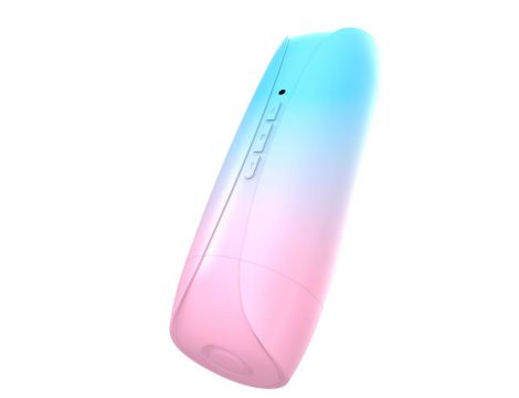 Masturbator wibrujący Glow Touch podwójny kanał silikonowy 22 cm - 4