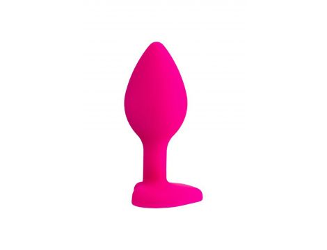 Korek analny ToDo Diamond Heart różowy miniaturowy 7 cm - 2