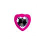 Korek analny ToDo Diamond Heart różowy miniaturowy 7 cm - 5