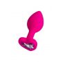 Korek analny ToDo Diamond Heart różowy miniaturowy 7 cm - 6
