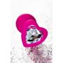 Korek analny ToDo Diamond Heart różowy miniaturowy 7 cm - 9