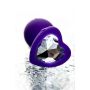 Korek analny ToDo Diamond Heart fioletowy 7 cm - 8