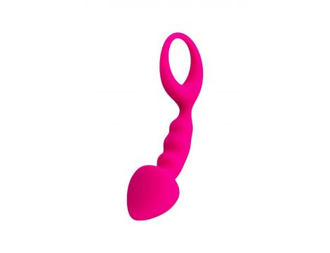 Mały korek analny ToDo Bong różowy 12,5 cm wodoodporny - 5