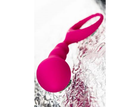 Mały korek analny ToDo Bong różowy 12,5 cm wodoodporny - 8