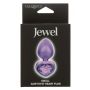 Mały korek analny z kryształowym sercem Calexotics fioletowy 6cm - 3
