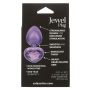 Mały korek analny z kryształowym sercem Calexotics fioletowy 6cm - 4