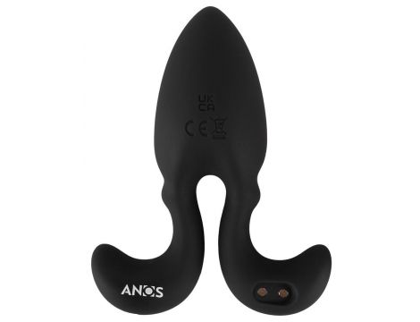 Wibrujący korek analny ANOS z pilotem USB silikonowy - 5