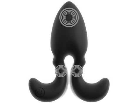 Wibrujący korek analny ANOS z pilotem USB silikonowy - 8