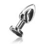 Korek analny wibrujący The Glider ToyJoy srebrny stalowy 8,5 cm USB - 2