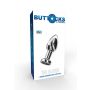 Korek analny wibrujący The Glider ToyJoy srebrny stalowy 8,5 cm USB - 3