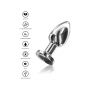 Korek analny wibrujący The Glider ToyJoy srebrny stalowy 8,5 cm USB - 5