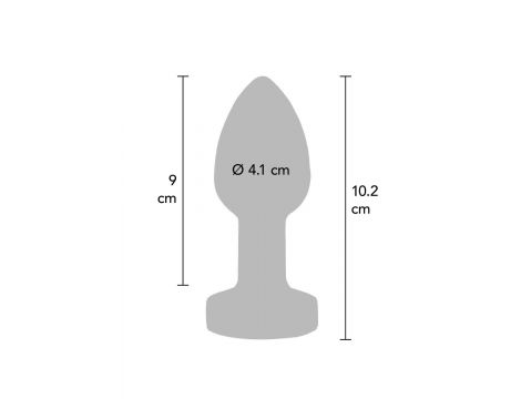 Korek analny wibrujący ToyJoy stalowy srebrny USB - 5