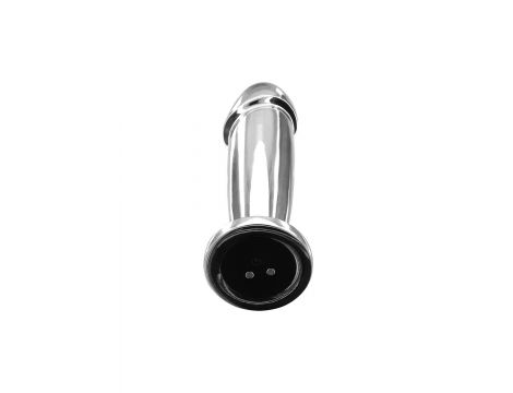 Wibrujący korek analny stal nierdzewny ToyJoy srebrny 11.8 cm USB - 3