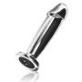 Wibrujący korek analny stal nierdzewny ToyJoy srebrny 11.8 cm USB - 2