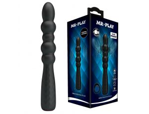 Wibrujący korek analny elastyczny Mr Play 12 funkcji USB
