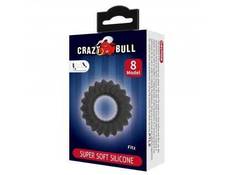 Pierścień erekcyjny supermiękki silikonowy Crazy Bull FITZ - 7